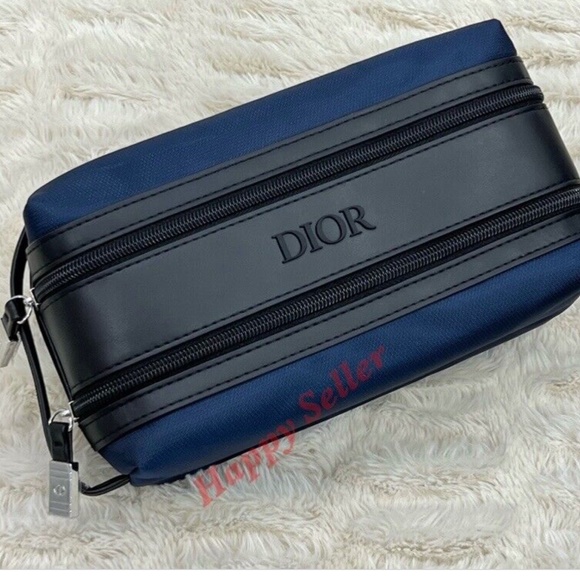 NEW Dior Navy Cosmetic Case/Pouch - Picture 3 of 8